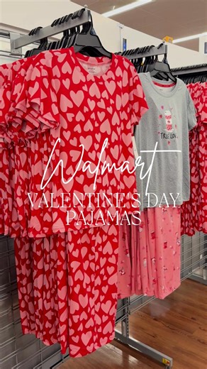 172K views · 1.2K reactions | These adorable pajamas from Walmart are sure to steal your heart!❤️ Perfect for cozy nights in or lazy weekend lounging, these lightweight and oh-so-soft pj’s are just what you need. Treat yourself to a little luxury and get ready for some festive vibes this Valentine’s Day! Shop them all now and wrap yourself in comfy cuteness! 殺 | Walmart Finds | Facebook
