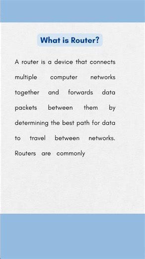 What is Router in computer | Computer Fundamentals |