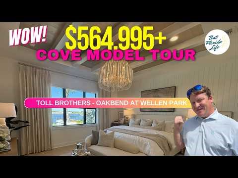 See Inside This Gorgeous Toll Brothers Home | Oakbend Wellen Park Florida (MODEL HOME TOUR)