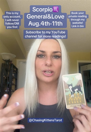 Scorpio weekly tarot reading Aug.4th-11th #scorpio #scorpiotarotreading
