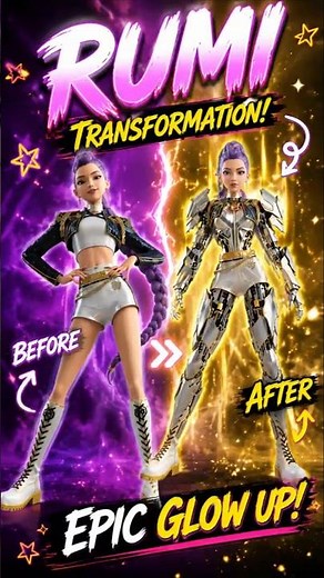 RUMI Robot Transformation 🤖✨ Epic AI Glow Up