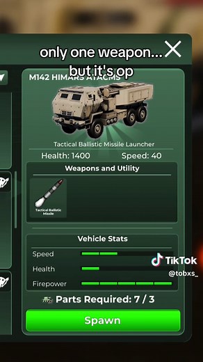 M142 HIMARS ATACMS Unleashed in War Tycoon
