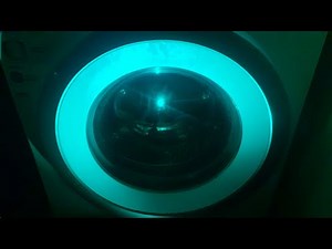 Washing machine spin cycle 8H + cyan light 😴