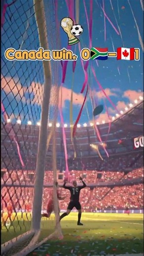 Canada win South Africa 0-1 Canada #fifaworldcup #football #highlights
