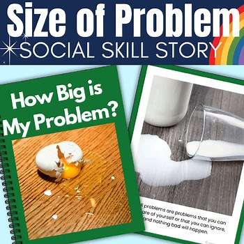 Size of the Problem Social Story Big Problem vs Small Problem Autism Social Skil