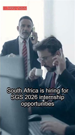 🚨 HIRING NOW: SGS 2026 Internship Opportunities for South A