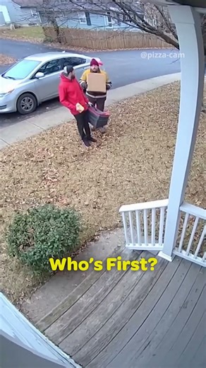 Two Couriers, One Door! 😅