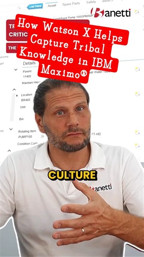 How Watson X Helps Capture Tribal Knowledge in IBM Maximo®️
