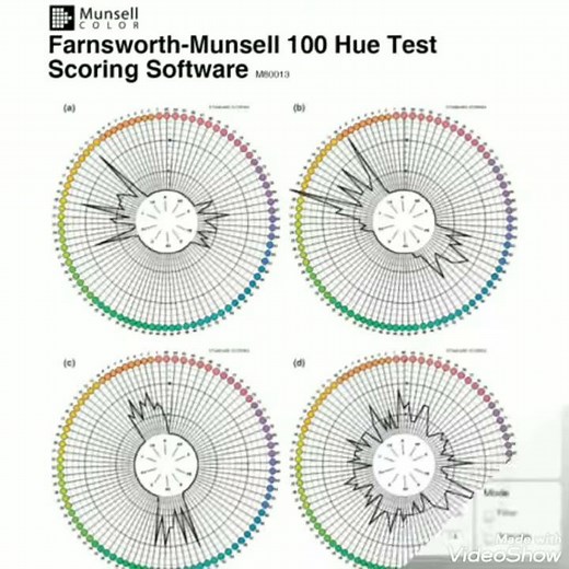 Farnsworth-Munsell 100 Hue Test Scoring Software M80013