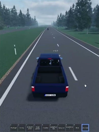 Driving in my car... #roblox