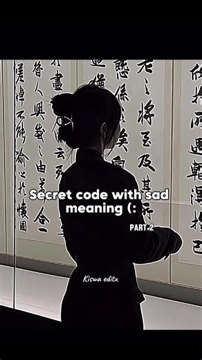 Secret code with sad meaning #secret code with sad meaning