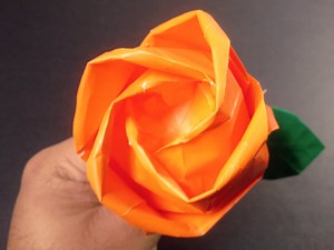 How to Make an Origami Kawasaki Rose!