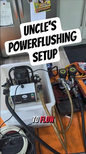 Uncle's Pro Powerflushing Setup 🔥