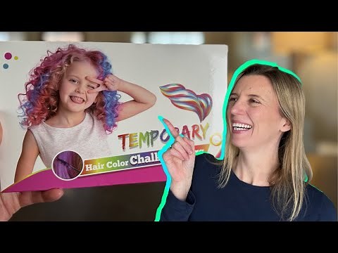 Fun Hair Chalk for Kids - Colorful with Easy Wash-Out!