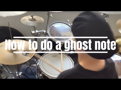 How to do a ghost note