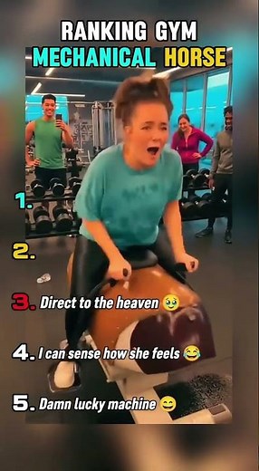 Ranking Gym Rodeo Mechanical Horse Exercise 😆
