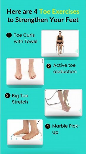 These 4 simple toe exercises can improve mobility and strength.