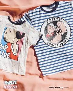 Olive Oyl and me are getskin' ready fer Valentine's day. See the full CYA Moda kids collection at: http://www.cyamoda.com | Popeye