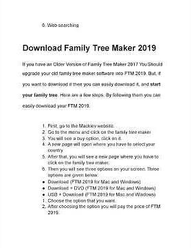 Family Tree Maker 2019 | Download And Install FTM 2019 | Upgrade Family Tree Maker 2019