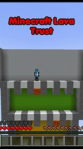 Minecraft Lava Challenge: A Test of Trust