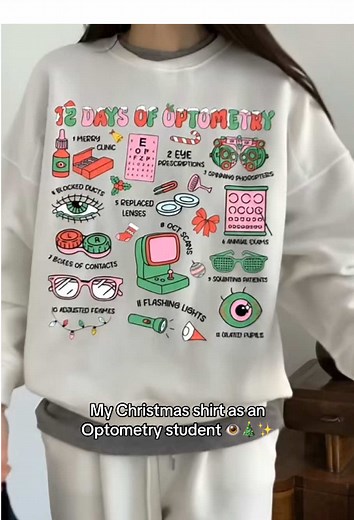 #12daysofchristmas #optometry #optometrist #optometrystudent #christmasoutfit