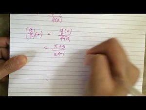 How to divide two functions
