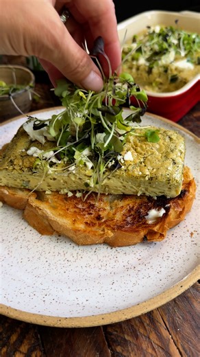 **new recipe** Pesto Baked Eggs #ad https://healthyishfoods.com/pesto-baked-eggs/ I partnered with DeLallo to bring you these protein-forward pesto baked eggs. This easy recipe comes together quickly and is loaded with flavor. #delallopartner I love using Delallo's simply pesto because it is made from fresh ingredients. Add this pesto to eggs, pasta, salad dressing and more! It's delicious! LMK if you give it a try! | Healthyish Foods