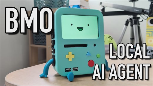 【双语 纯享】🔥【复现探险活宝】打造真实BMO机器人！AI控制 实体机械🤖