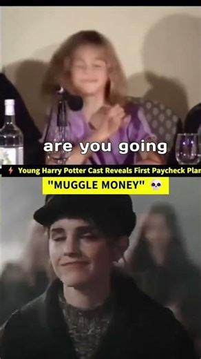 "MUGGLE MONEY" 💀⚡️ Harry Potter Cast Reveals they planned to spend their First Paycheck #harrypotter