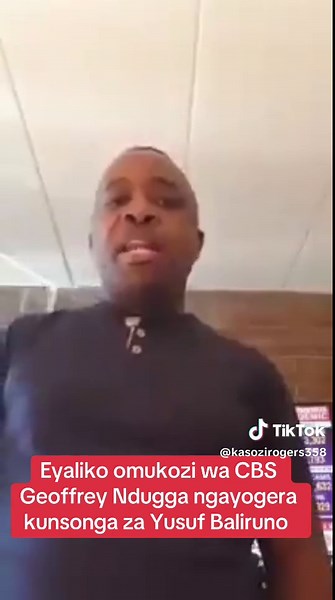 Yusuf Baliruno ne Ndugga Geoffrey ku CBS
