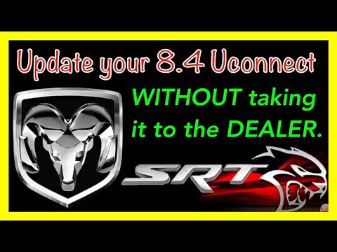 Update 8.4 Uconnect Radio with a USB drive.