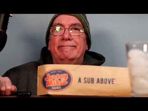 ASMR Eating Jersey Mike's Giant Italian Sub