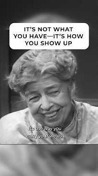 Eleanor Roosevelt: U.S. Aid & Attitude Abroad