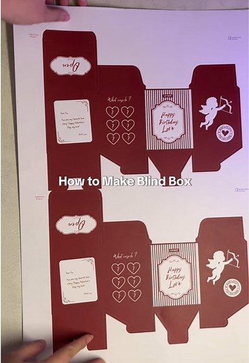How to Create a Printed Blind Box Template