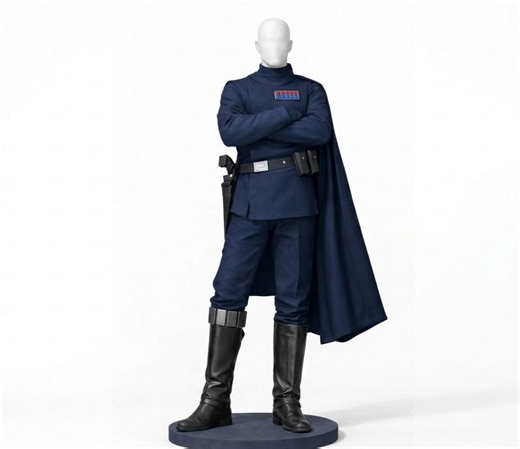 Imperial Officer Costume – Galactic Commander Uniform With Cape & Rank Bar – Premium Cosplay Suit – Sci-fi Villain Tunic and Trousers - Etsy