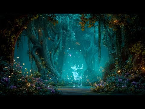 Enchanted Forest Ambience | Magical Forest Music 》Calming the Mind, Soaring, Soothing
