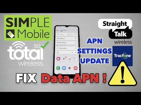 TracFone APN Settings 2026 | Total Wireless Internet Fix (USA)