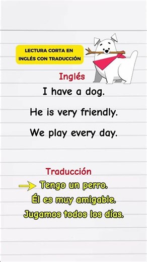 🇺🇸 LECTURA CORTA EN INGLÉS CON TRADUCCIÓN#LecturaEnIngles #AprendeIngles #LearnEnglish