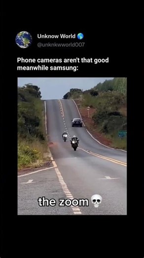 meanwhile the Samsung camera zoom 📱📷