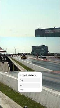 Dodge viper drag race