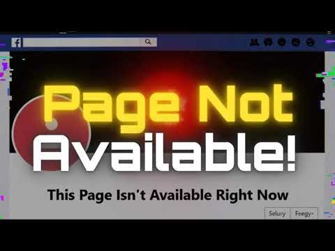 How to stop This Page Isn’t Available Right Now permanently on Facebook