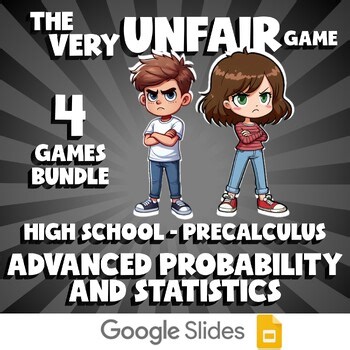 4 VERY UNFAIR Math Games - Advanced Probability and Statistics - PreCalculus