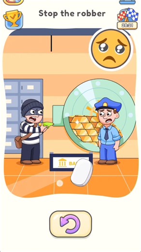 Dop 5 (Delete One Part) stop the robber? #shorts #shortsfeed #viralvideo #3 #gaming