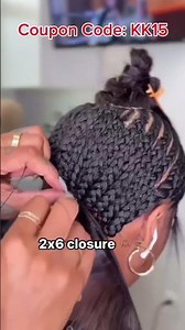 😊Sew-in Tutorial! 2x6 HD Lace Closure Install with Silky Straight Hair Bundles #elfinhair
