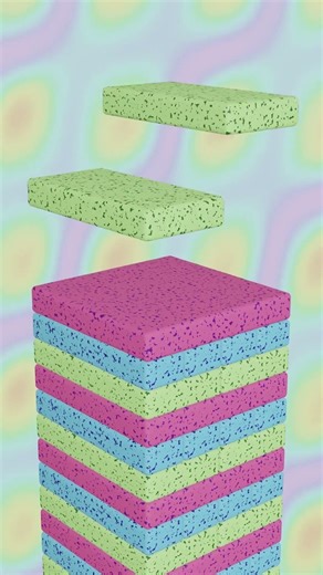 Perfect Infinite Loop 🤯 Satisfying Beat Sync Animation | Mesmerizing Blender Loop #shorts #animation