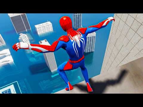 GTA 5 Ragdolls SPIDERMAN Jumps/Fails (Euphoria Physics) Ep.78