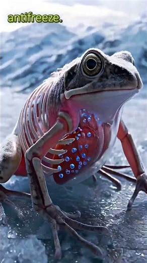 The Animal That Can Survive Being Completely Frozen #shortsfeed #usa #animalfacts