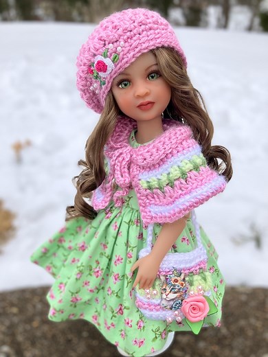 Cassandra - OOAK 14.5 Inch Doll Ruby Red Fashion Friends Custom Valeria Repaint - Etsy