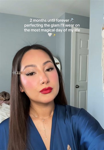 🥹🤍✨ #nepalibride #bridalmakeup | bride makeup