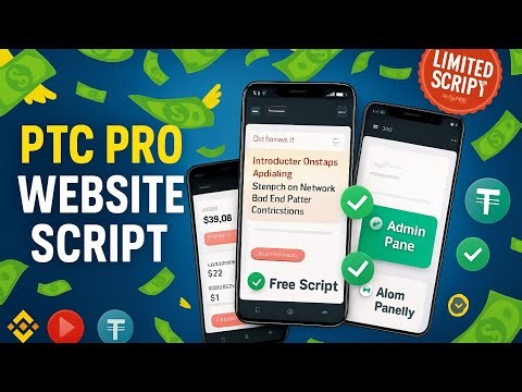 Ptc Pro Advance Pay Per Click Website Script With Admin Panel l Ptc Pro Free Script